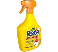 Resolva Bug Killer 1L Ready to Use Insecticide, Fast Acting Pest Control for Aphids, Whitefly, Caterpillars, Beetles & Thrips on Flowers, Fruit & Vegetables