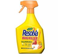 Resolva Bug Killer Ready to Use 1L | Fast-Acting Insect Killer Spray for Flowers, Fruit & Vegetables | Controls Over 17 Garden Pests | Indoor & Outdoor Use