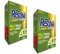 Resolva Lawn Weedkiller Extra Concentrate 500Ml Pack Of 2 Kills Broadleaf Weeds Not Grass, Ideal For Lawns Paddocks