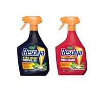 Resolva Pro Xtra Tough & Path Drive Weedkiller 1L Ready to Use Weed & Moss Killer Spray Kills Weeds & Roots Fast Glyphosate & Non-Glyphosate Options Patios, Paths, Driveways, Lawns