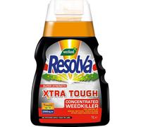 Resolva Pro Xtra Tough Super Concentrate Weedkiller 1L Total Systemic Root Eradicator For Large Areas