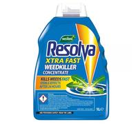 Resolva Xtra Fast Weedkiller Concentrate 1L | Fast-Acting Concentrated Weed Killer for Paths, Patios & Driveways | Dilute Before Use