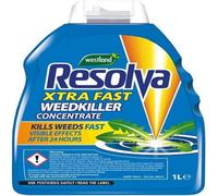 Resolva Xtra Fast Weedkiller Concentrate 1L Fast Acting Contact Weed Killer Concentrate