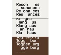 Resonances : Klanghaus Toggenburg