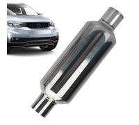 Resonator Exhaust Stainless Steel High-Performance Round Straight Through