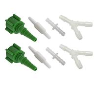 ResOne 8pk Oxygen Tubing Connector Kit (2ea Straight, Swivel, Y, Christmas Tree) #TC-190-1