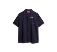 Superdry Merchant Resort Short Sleeve Shirt Blue L Men