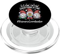 Resource Coordinator Gnome Everything Is Fine Christmas PopSockets PopGrip for MagSafe