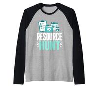 Resource Hunt Community Planning Support Raglan Baseball Tee
