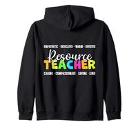 Resource Teacher Compassion Leadership Educator Education Zip Hoodie