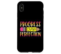 Resource Teacher Progress Over Perfection Education Educator Case for iPhone XS Max