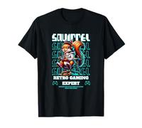Resourceful Gaming Squirrel Graphic Retro Gamer Reseller T-Shirt