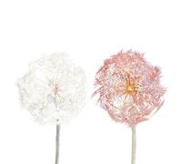 RESOYE 2Pcs 36.2Inch Artificial Dandelion Flowers, Multicolor Simulation Dandelion Ball Twig Stems Artificial Flower Branches for DIY Craft Home Decor