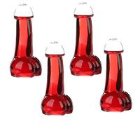 RESOYE Creative Wine Glass Cup, 4Pcs Transparent Creative Glassware Creative Cocktail Glasses Cup Drink Cup for Party Decor