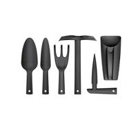 Gardening Essentials 6-Piece Hand Tool Set - Planting & Soil Tools Kit