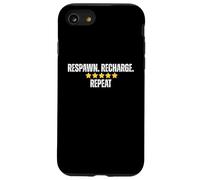 Respawn Recharge Repeat Five Star Gaming Humor Case for iPhone SE (2020) / 7/8