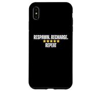 Respawn Recharge Repeat Five Star Gaming Humor Case for iPhone XS Max
