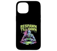 Respawn Till Dawn Zombie Gamer Horror Halloween Case for iPhone 15