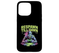 Respawn Till Dawn Zombie Gamer Horror Halloween Case for iPhone 15 Pro Max