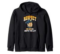Respect Justice and Structure None Stand Beyond the Rules Zip Hoodie