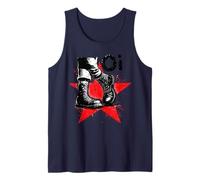 Respect Oi Punk Rock Boots and Star Punks Not Dead Music Tank Top
