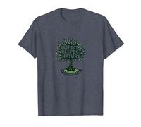 Respect Respect Nature Tree Design Eco-Friendly T-Shirt, Men, Heather Blue, S