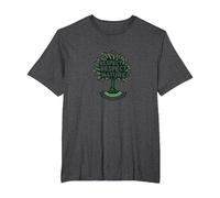 Respect Respect Nature Tree Design Eco-Friendly T-Shirt, Men's Big and Tall, Dark Heather Grey, 3X Tall
