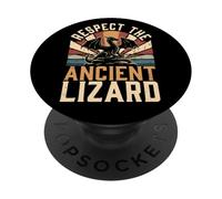 Respect the Ancient Lizard Appreciate Dragons Day PopSockets Adhesive PopGrip