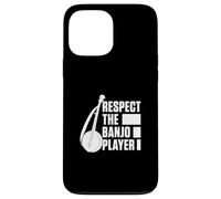 Respect The Banjo Player Funny Banjo Musician For A Banjoist Case for iPhone 13 Pro Max