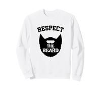 Respect The Beard - Husband Fathers Day Dad Funny Beard Sweatshirt
