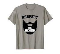 Respect The Beard - Husband Fathers Day Dad Funny Beard T-Shirt