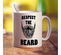 Respect The Beard Mug - 11oz Ceramic Cup