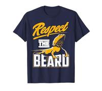 Respect The Beard - Pogona & Bearded Dragon T-Shirt T-Shirt