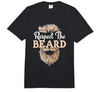 Respect The Beard Product Manly Humor A Gentleman's Request Comfort Colors Adult Heavyweight T-Shirt