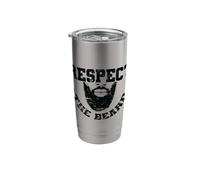 Respect The Beard Reverence for The Beard Stainless Steel Insulated Tumbler