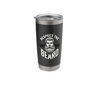 Respect The Beard Stainless Steel Insulated Tumbler