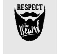 Respect the Beard Women's T-Shirt - Grey - 3XL - Grey