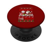 Respect The Beard Xmas Seater Santa Beard Bearded Dragon PopSockets Adhesive PopGrip