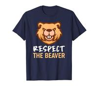 Respect The Beaver Funny Beaver T-Shirt
