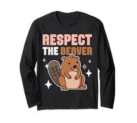 Respect The Beaver Long Sleeve T-Shirt