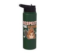 Respect The Beaver Stainless Steel Insulated Water Bottle