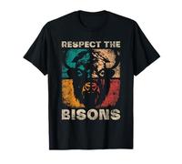 Respect The Bisons American Buffalo Wildlife Bison T-Shirt