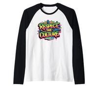 Respect the Culture Graffiti Urban Hip-Hop Streetwear Art Raglan Baseball Tee