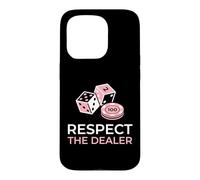 Respect The Dealer Casino Table Pit Boss Case for iPhone 15 Pro