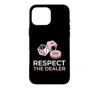 Respect The Dealer Casino Table Pit Boss Case for iPhone 16 Pro Max