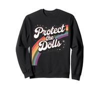 Respect the Dolls Gender Equality Rainbow Design Sweatshirt