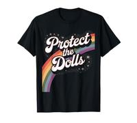 Respect the Dolls Gender Equality Rainbow Design T-Shirt