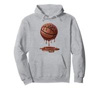 Respect The Drip Basketball Sprinkles Chocolate Cream Drip Pullover Hoodie