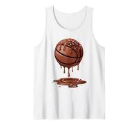Respect The Drip Basketball Sprinkles Chocolate Cream Drip Tank Top