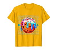 Respect The Drip Golden Basketball Sprinkles Ice Cream Drip T-Shirt